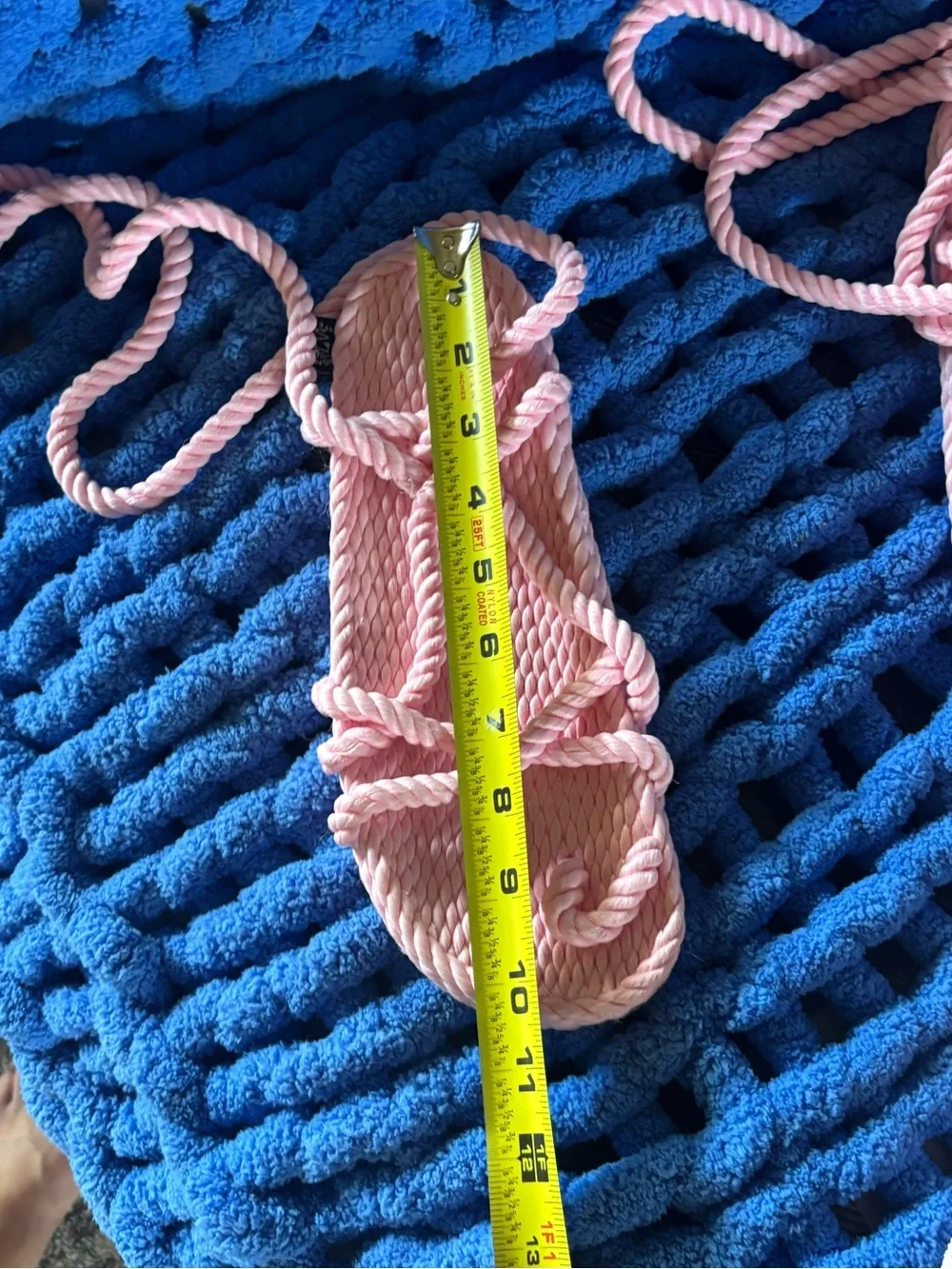 Nomadic State of Mind Pink Rope Sandals. NEW AND RARE COLOR Sz 8.5